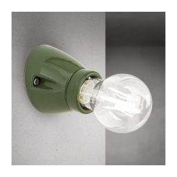 Orion - Aplică de perete FROST 1xE27/60W/230V, verde