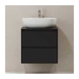 Dulap de baie TRONDHEIM pentru lavoar 60x57x46 cm, negru