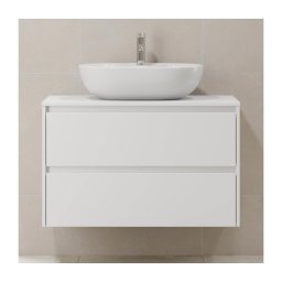 Dulap de baie TRONDHEIM pentru lavoar 90x57x46 cm, alb