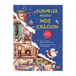 Surpriza pentru Mos Craciun. Carte cu clape surpriza - Emmanuelle Rey