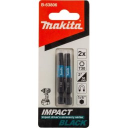 Makita MAKITA KOŃCÓWKA WKRĘTAKOWA T30-50mm /2szt. IMPACT BLACK