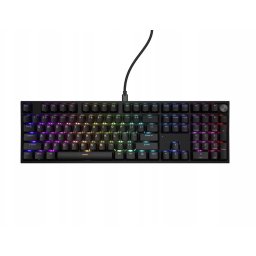Tastatura Thor 404 P, Cu fir, USB, Layout US, Negru