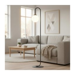 Lampadar FLOR 1xE14/10W/230V negru