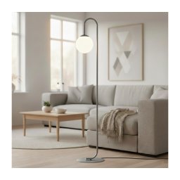 Lampadar FLOR 1xE14/10W/230V gri