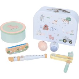 eliNeli Kids’ Musical Set Farm jucărie muzicală din lemn