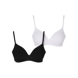 Urban Classics Sutien negru / alb