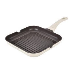 Tigai si seturi TIGAIE TIP GRILL DIN ALUMINIU TURNAT SUB PRESIUNE SI ACOPERIRE CERAMICA – 28 CM – ZG-ACS 11 CREM