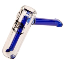 Pipa sticla Breit cu apa blue 13cm