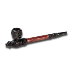 Pipa din lemn Ebony carved wood 21cm