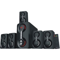Boxe Serioux SRXS-51105W SoundRise, 5.1, 105W RMS, Subwoofer, Bluetooth, USB, AUX, SD, Radio FM, Negru,