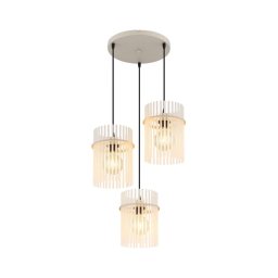 Globo 15698-3HRB - Candelabru suspendat pe cablu GORLEY 3xE27/60W/230V