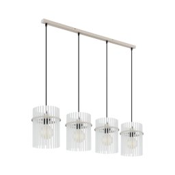 Globo 15698-4HB - Lustră suspendată pe cablu GORLEY, 4xE27/60W/230V