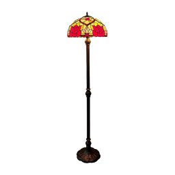 BRILAGI - Lampadar Tiffany cu vitralii GARLAN 2xE27/60W/230V