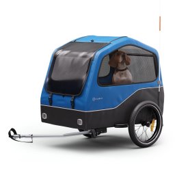 KLARFIT Goldie Home, remorcă de biciclete, 334 l, max. material rezistent la intemperii (BCT1-Goldie Blue)