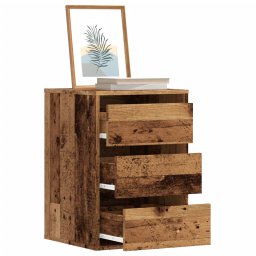Dulap colt cu sertare lemn vechi 40x41x58 cm lemn prelucrat GartenMobel Dekor