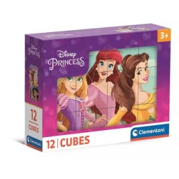 Clementoni: Prințesele Disney cub - 12 buc