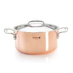 De Buyer Prima Matera Saucepot copper/steel 24 cm induction