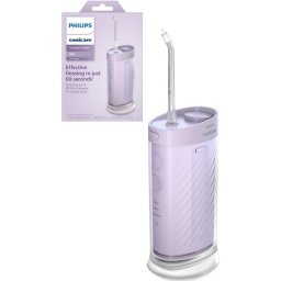 Irigator oral Irigator bucal tip dus bucal compact si portabil, rezervor pliabil de 200 ml, 3 moduri de curatare, contine 2 capete de curatare (1 capat Standard N1, 1 capat Confort N2 ), mov