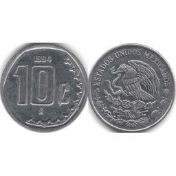Mexic 1996 - 10 centavos, circulata