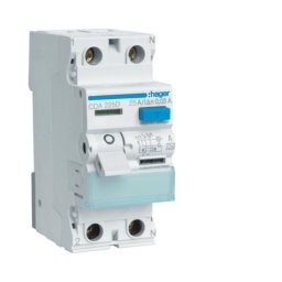 Diferential RCCB 25A 1P+N 30mA 6Ka tip A Hager CDA225D
