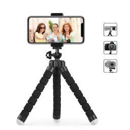 Suport Mini Trepied Flexibil Multifunctional pentru Telefon sau Camera Video - TRI01