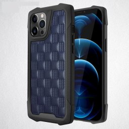 Husa pentru Apple iPhone 12, cu protectie ridicata, Fashion, rezistenta la socuri, albastru