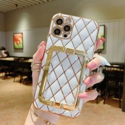 Husa pentru Apple iPhone 12 PRO, cu protectie ridicata, Fashion, tip geantuta, silicon, alb IP12PRO-003