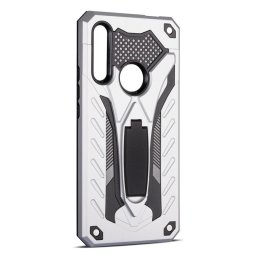 Husa Huawei P40 LITE E Y7p - Military Defender Antisoc cu Suport Wide - Silver