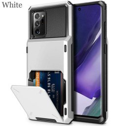 Husa Huawei P20 PRO - Book Type Card Holder, alb, HWP20PRO-001