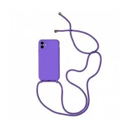 STRAP Silicone Husa pentru Iphone 11 Pro Violet