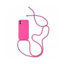 STRAP Silicone Husa pentru Iphone 11 Pro Roz