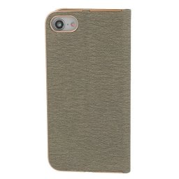 Husa Vennus Book cu margine metalica pentru Samsung Galaxy J5, POK018463