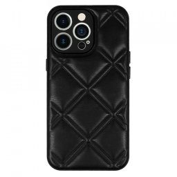 Leather 3D Carcasa pentru Iphone 11 Pro design 3 Negru