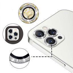 Folie Sticla TempeRosu HARD DIAMOND pentru camera (LENS) pentru Iphone 14/14 Plus Auriu (2 pieces)