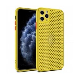 Husa Breath pentru Iphone 12/12 Pro Yellow