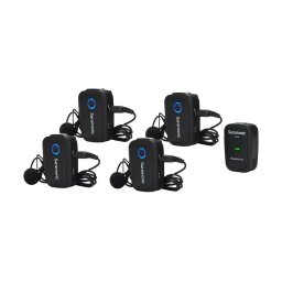 Kit Microfoane Wireless Saramonic Blink500T4 4 TX + 1 RX Negru