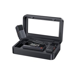Kit Microfoane Wireless Saramonic Air-01 2 Transmitatoare + 1 Receptor Carcasa de Incarcare Negru