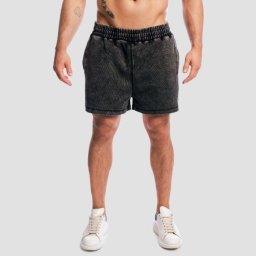 GymBeam Pantaloni scurți Aura Washed Black S