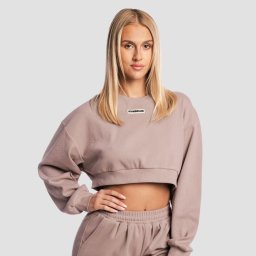 GymBeam Hanorac pentru femei Cropped Aura Roux L