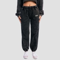 GymBeam Pantaloni pentru femei Aura Washed Black XS