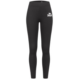 LONSDALE Leggings 'CALDMORE' negru / alb