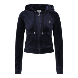 Juicy Couture Tall Hanorac 'MADISON' albastru închis / argintiu