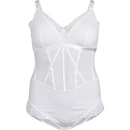 Devoted by Zizzi Body 'Lsara' alb