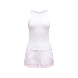 Calvin Klein Underwear Pantaloni scurți roz deschis / roșu / alb