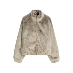 Bershka Geacă de iarnă gri taupe