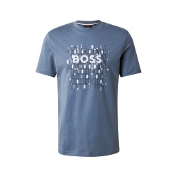 BOSS Tricou 'C-Thompson 250' albastru marin / opal / albastru deschis