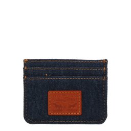 LEVI'S ® Etui 'Levi's® Denim Card Holder' albastru denim / maro