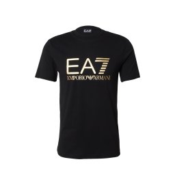 EA7 Emporio Armani Tricou auriu / negru