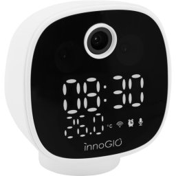 innoGIO GIOSafety Smart Clock cameră Smart Wi-fi pentru locuință 1 buc