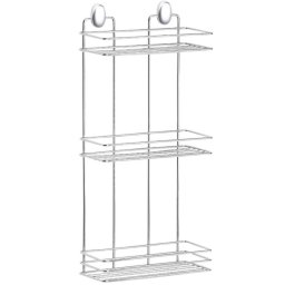 Raft baie Metalife DKB-720, 3 nivele, 11x24x50 cm., Crom